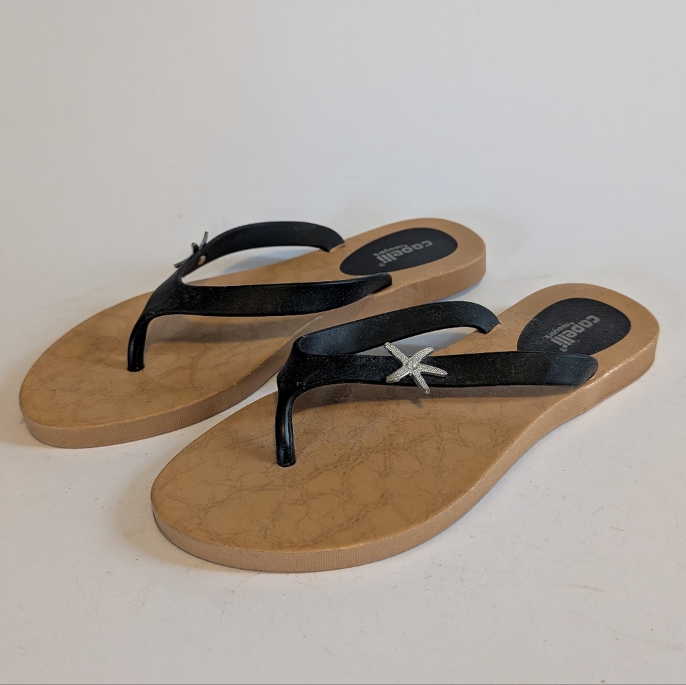 Casual Flip Flops with Starfish Accent